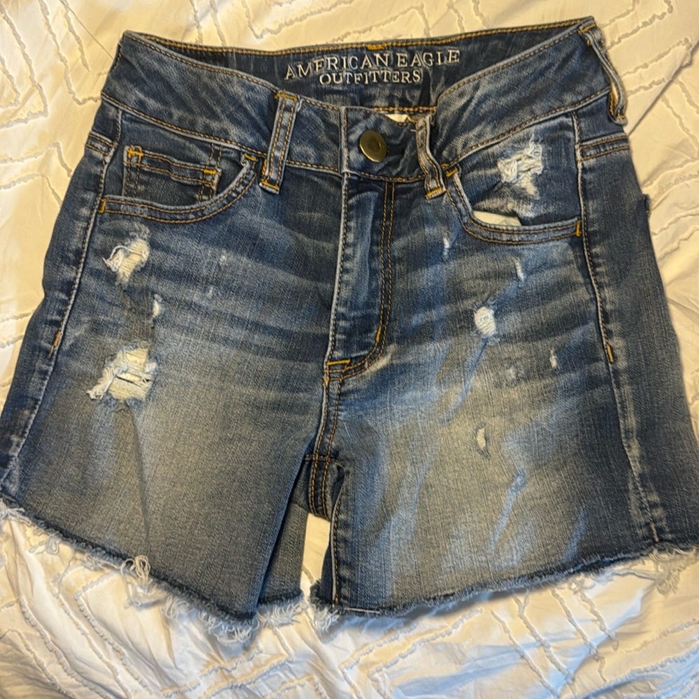 American Eagle Jean shorts size 0